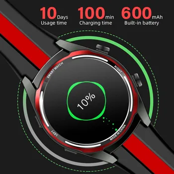 SENBONO Yeni akılı erkek saati MAX16 1.6 inç AMOLED Ekran Bluetooth Arama Spor İzle 600 mAh Pil Smartwatch Erkekler + KUTU