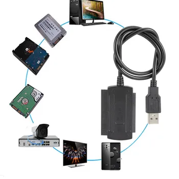 USB2. 0 SATA 22pin Kablo Adaptörü Dönüştürücü Hatları HDD SSD Bağlantı Kablosu Tel 2.5 in sabit disk sürücüler katı disk Sıcak Satış