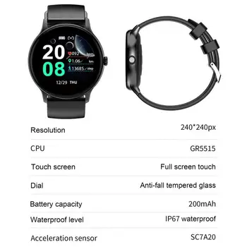 Z12 Pro akıllı saat Çok Fonksiyonlu Etkinlik Tracker akıllı bilezik Kalori Adım nabız monitörü Spor İzle Android için